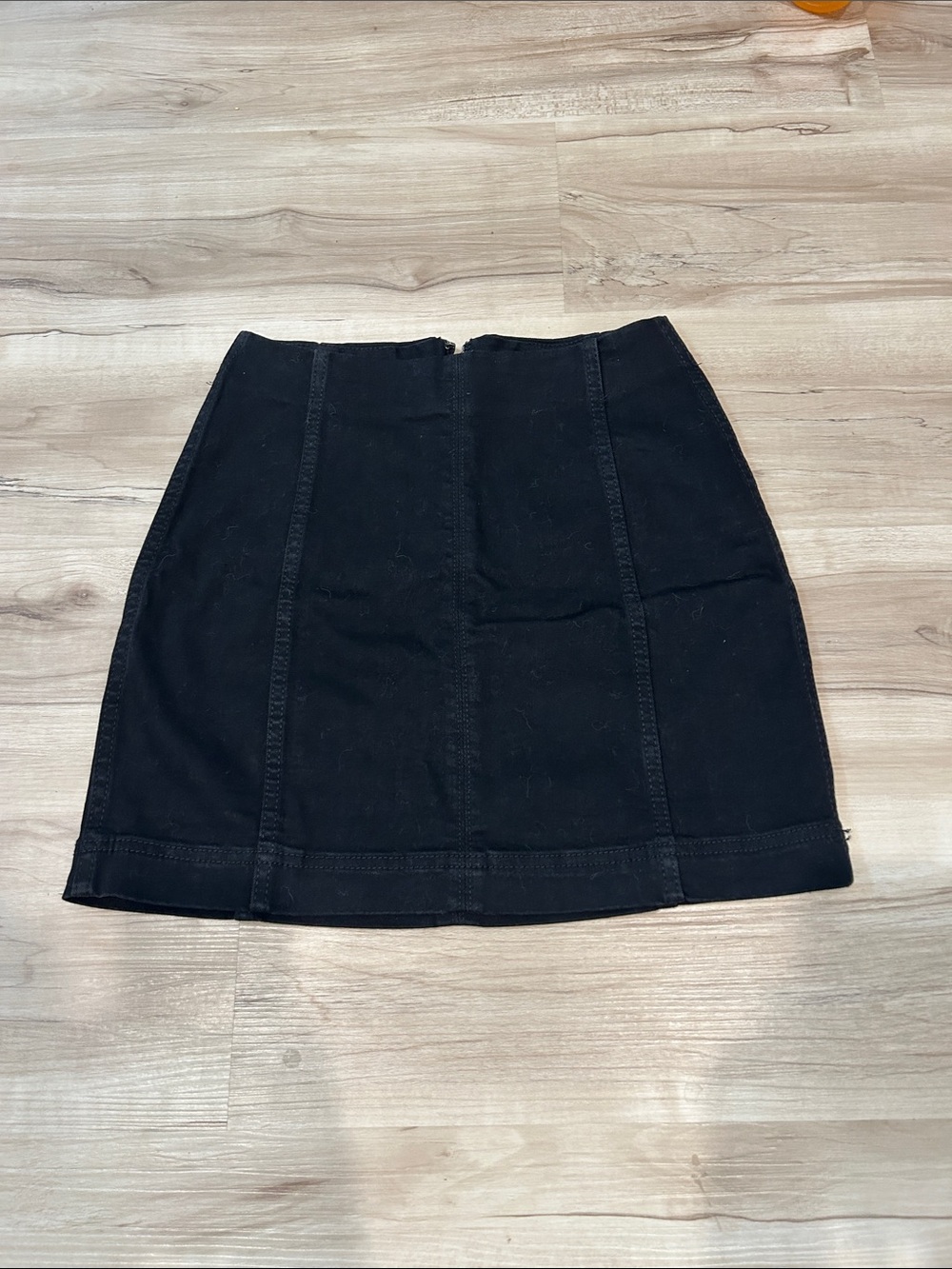 Denim Black Mini Skirt